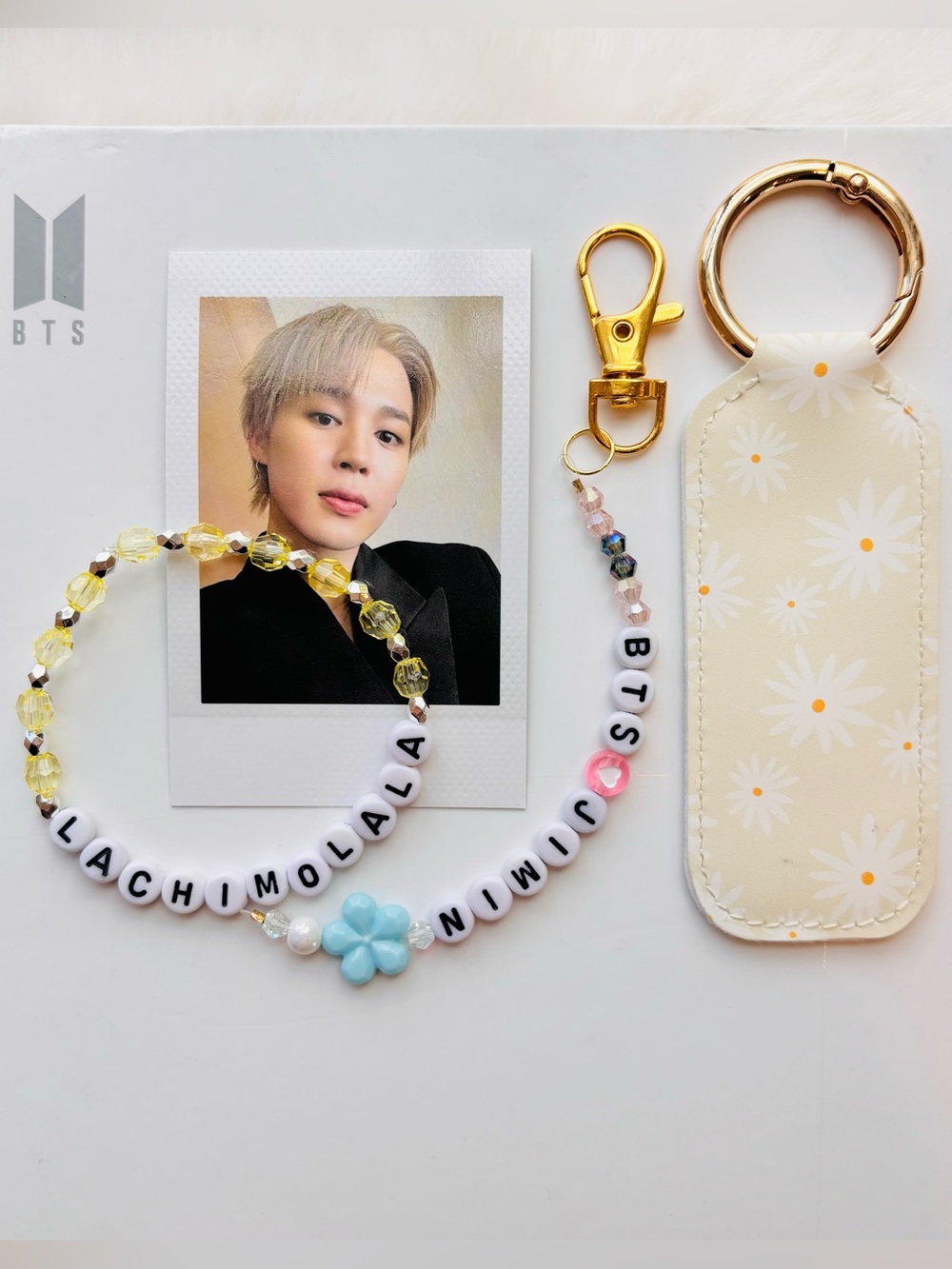 (4pcs) BTS JIMIN ARIRANG 2026 Photocard Keychain Bracelet Bundle